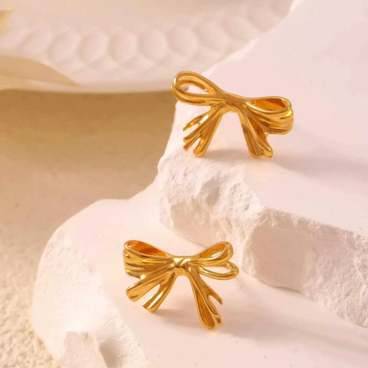 Chic titanium steel stud earrings - Love Salve